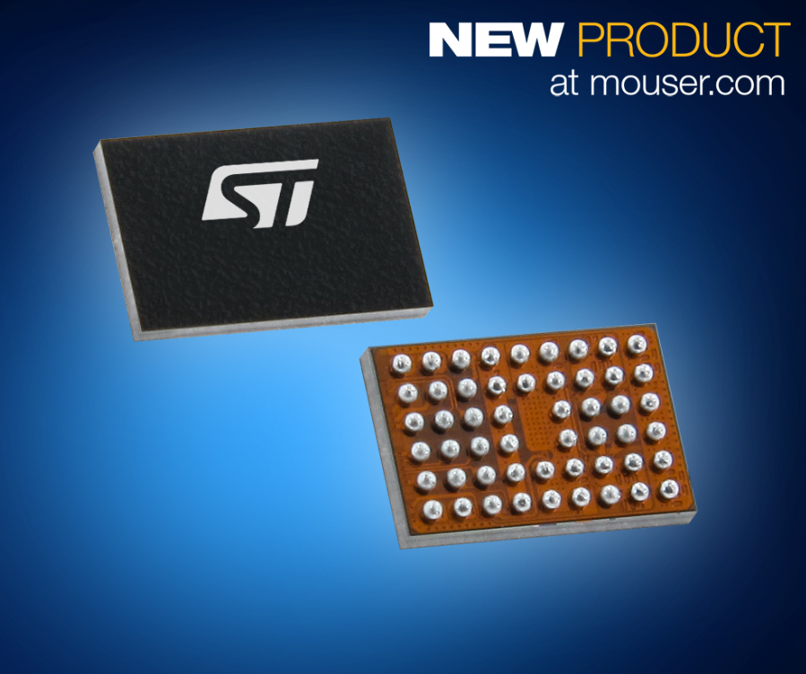 贸泽开售STMicroelectronics STWLC33感应式功率接收器  