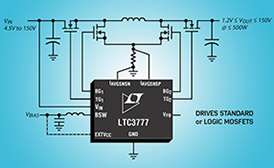 ADI宣布推出 Power by Linear™ LTC3777控制器