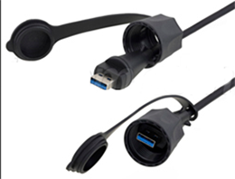 L-com推出IP67工业级USB 3.0线缆组件及耦合器新产品