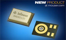 Infineon新款XENSIV MEMS麦克风在贸泽开售