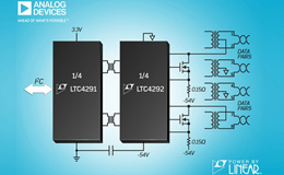 ADI推出 Power by Linear LTC4291/92控制器芯片组