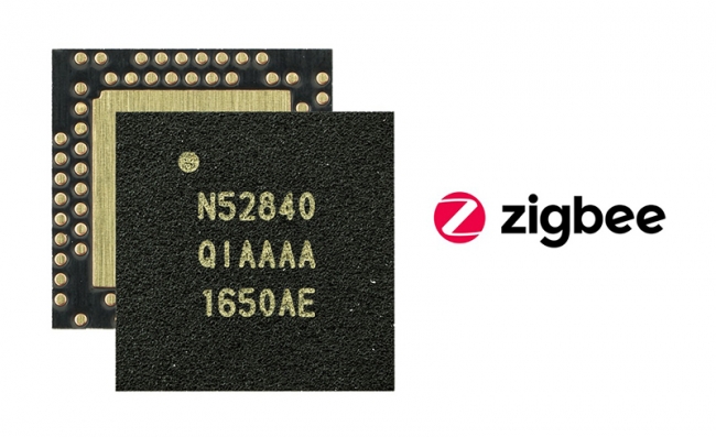 Nordic nRF52840多协议SoC和支持开发套件获认证为Zigbee兼容平台