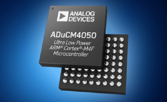 贸泽开售Analog Devices ADuCM4050微控制器，可提升IoT边缘节点省电效率