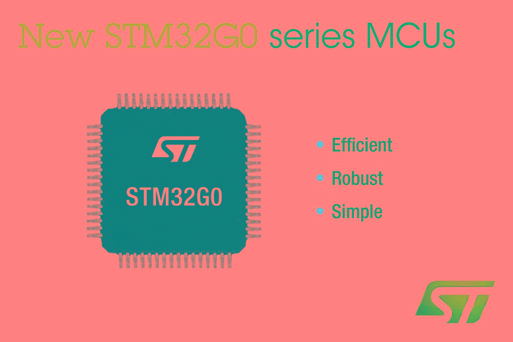 ST新增STM32G0系列微控制器，满足智能物联网产品的更高需求