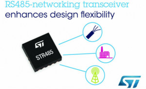 ST推出高度灵活的RS485网络收发器：简化产品设计，节省电路板空间和物料成本
