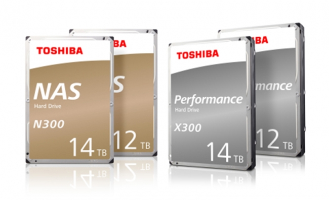 东芝硬盘产品线增添新成员12TB和14TB氦气密封式硬盘型号