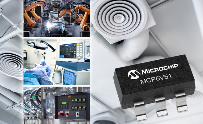 Microchip推出MCP6V51 零漂移运算放大器