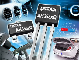 Diodes推出适用于汽车产业应用的AH356xQ系列全极霍尔效应开关