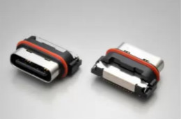 JAE追加了以USB Type-C为基准的DX07系列防水型插座连接器