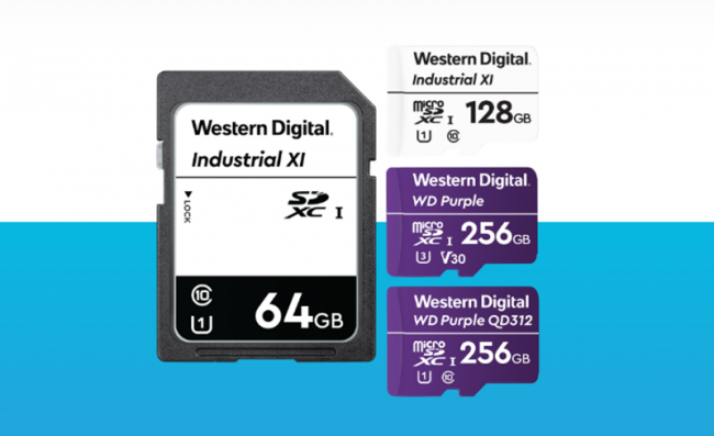 西部数据推出全新高耐久度microSDTM存储卡
