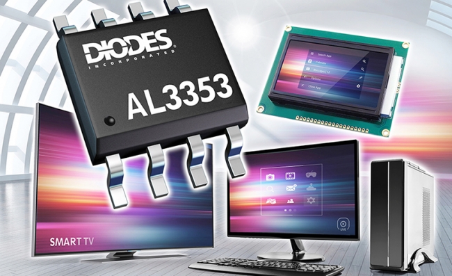 Diodes公司推出AL3353 最高输入 40V 的 LED/LCD 升压控制器