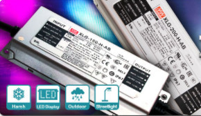 明纬XLG-150/200(150/200W)系列LED驱动器电源上市