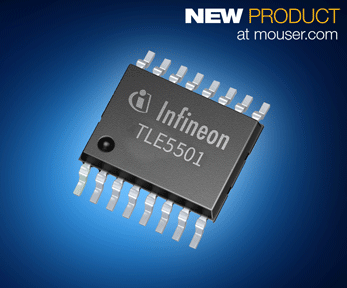 贸泽备货Infineon TLE5501 XENSIV 磁性传感器