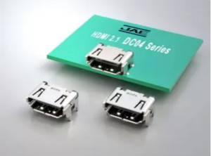 JAE取得HDMI 2.1规范许可的DC04系列连接器成功开发并开始销售