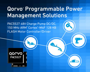 Qorvo推出新型电源应用控制器系列PAC5xxx