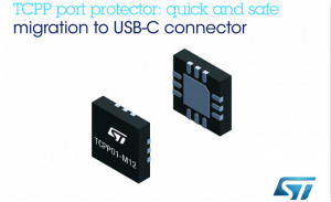 ST USB Type-C端口保护IC全面防护，简化大众市场设备数据线升级过程