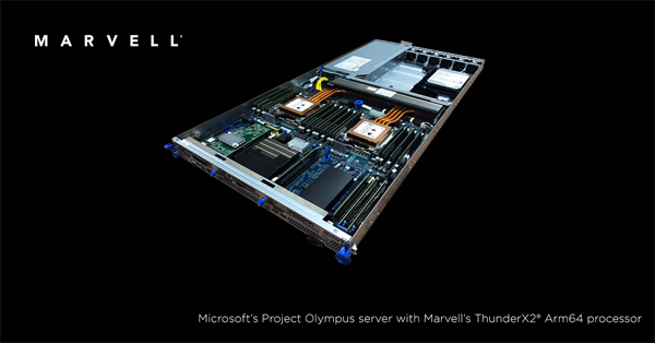 Marvell ThunderX2解决方案现已完成，针对Microsoft Azure开发的部署