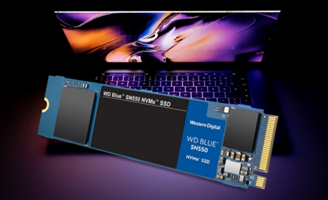 西部数据新推出的WD Blue SN550 NVMe SSD
