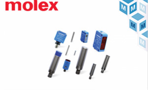 贸泽备货Molex Contrinex工业4.0感应和光电传感器