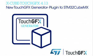 ST在STM32微控制器软件框架TouchGFX中增加了新功能