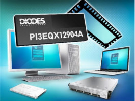 Diodes推出集成二极管的PCIe 3.0/SATA3组合---PI3EQX12904A