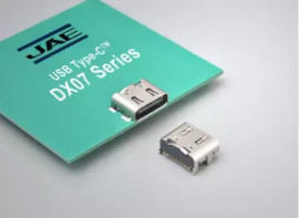 JAE推出DX07系列16针单排SMT板上式插座连接器