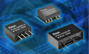 Flex电源模块推出面向工业应用的微型DC-DC转换器
