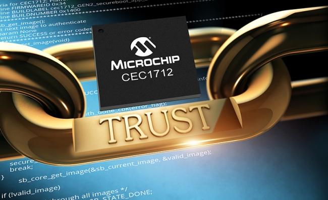 Microchip推出新型加密单片机CEC1712