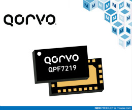 集成edgeBoost功能的Qorvo QPF7219 Wi-Fi集成前端在贸泽开售 