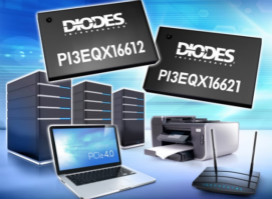 Diodes的PCIe 4.0 Mux / DeMux ReDriver解决了路由高速串行总线信号的挑战