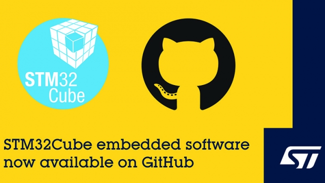 意法半导体STM32Cube微控制器开发软件在GitHub正式上线