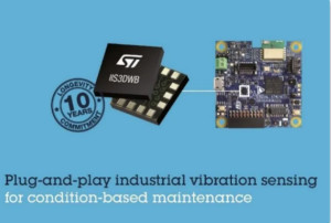 ST推出用于工业振动监控的3轴MEMS加速度计IIS3DWB