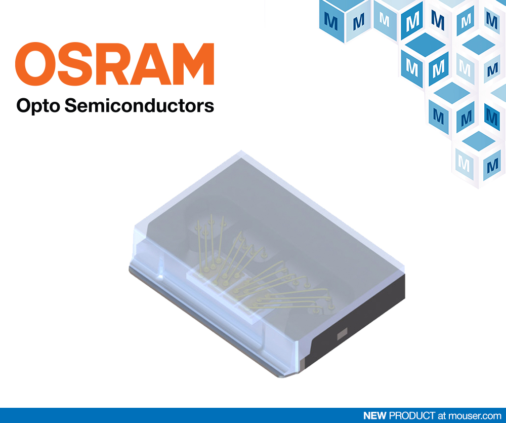 贸泽电子开售Osram SPL SxL90A LiDAR激光器