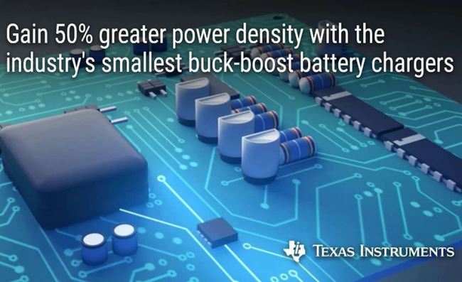 TI推出业界更小的降压-升压电池充电器集成电路BQ25790和BQ25792