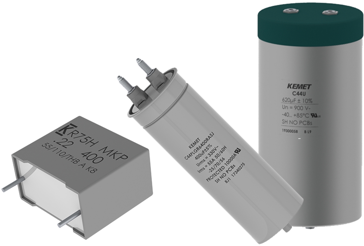 KEMET推出了三个新系列的薄膜电容器