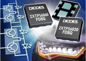 Diodes优化了用于汽车矩阵LED照明的PNP晶体管