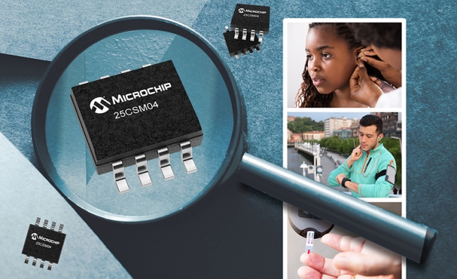 Microchip推出4 Mb串行EEPROM存储器25CSM04