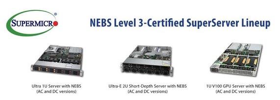 Supermicro 2U Ultra-E 短机身服务器已通过 NEBS 第 3 级认证