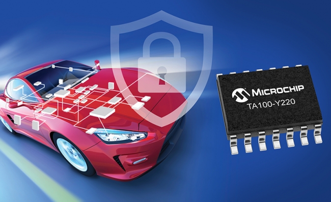 Microchip推出首款加密配套器件，为汽车市场带来预置安全性