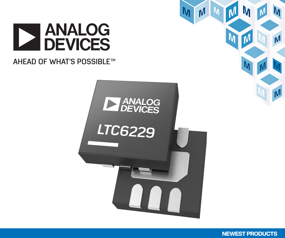 贸泽开售Analog Devices LTC6228和LTC6229运算放大器