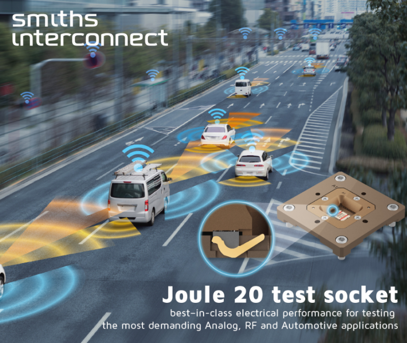 史密斯英特康推出新的高频测试插座Joule 20