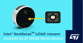 ST与英特尔合作推出一款有环境空间扫描功能的MEMS微镜