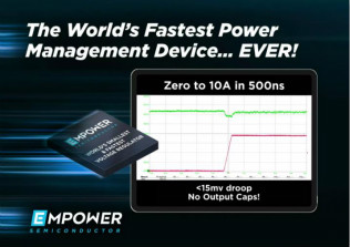 Empower集成式稳压器实现全球最快电源管理器件瞬态响应