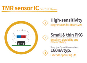 ABLIC推出“S-5701 B系列”TMR传感器IC