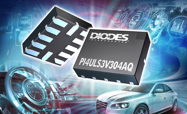 Diodes推出高速双向双电源自动感应电位转换器 IC--PI4ULS3V304AQ