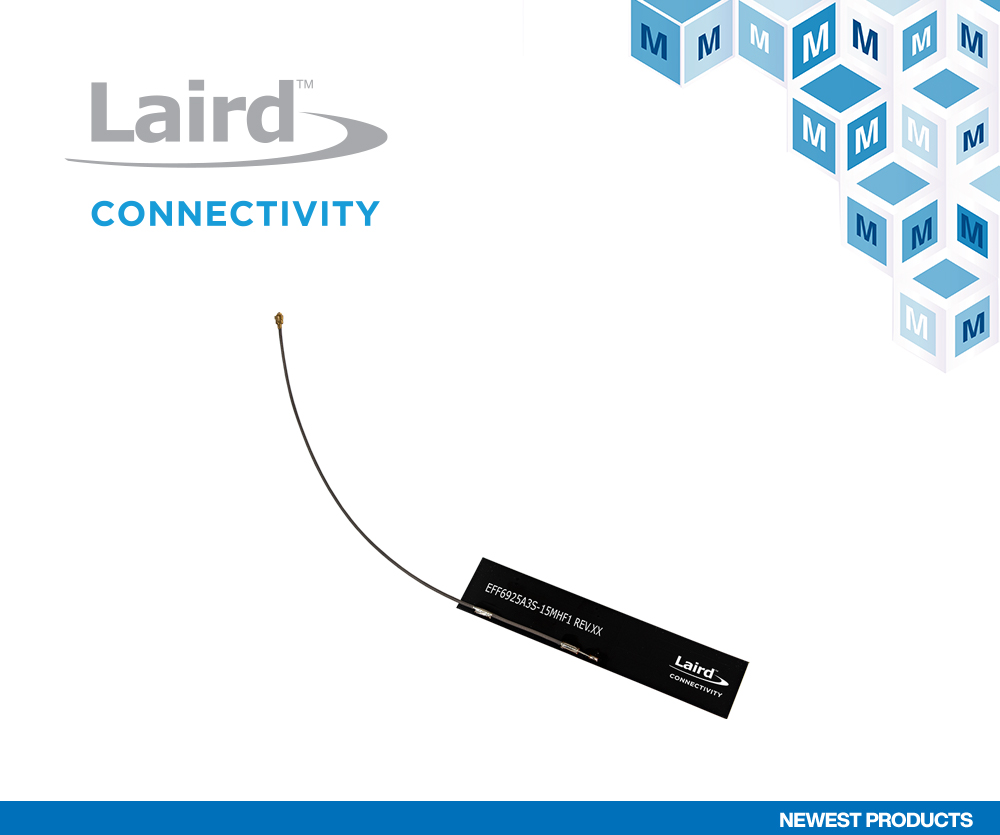 贸泽电子开售Laird Connectivity Revie Flex蜂窝天线