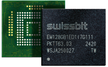 Swissbit推出使用e.MMC-5.1标准接口的工业级3D-NAND