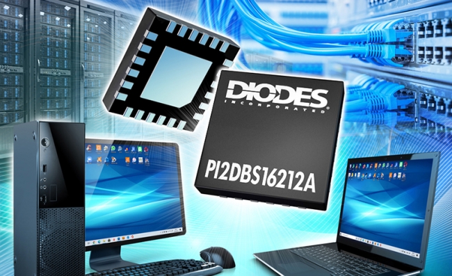 Diodes Incorporated 的紧凑高带宽 2:1 多任务/解多任务切换器