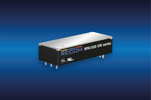 RECOM推出6:1输入的1/8砖150W DC/DC转换器