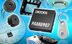 Diodes推出 PAM8907 压电式发声器驱动器